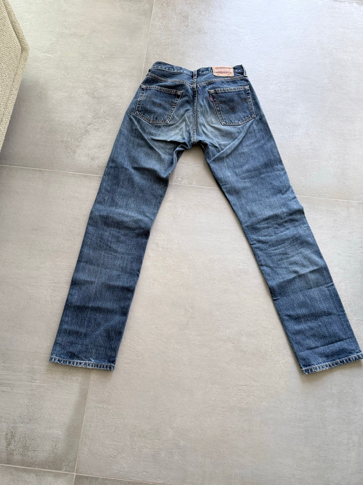 Levi's 501 Jeans W30 L34 - Klassieke Blauwe Denim, Ophalen of Verzenden, Gedragen, Blauw, W32 (confectie 46) of kleiner