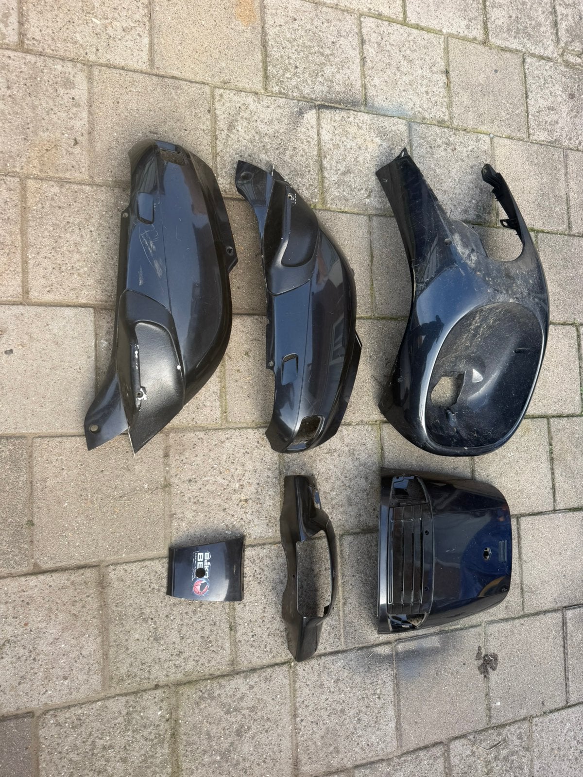 Piaggio skr quartz kappenset 50cc 125cc 180cc, Fietsen en Brommers, Ophalen of Verzenden, Zo goed als nieuw, Kap, Piaggio