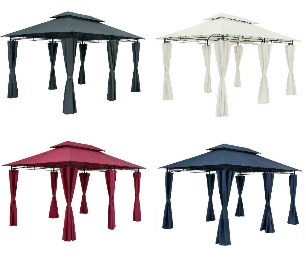 Luxe Tuinpaviljoen Prieel Pagode Partytent Incl 6 Zijdelen, Ophalen of Verzenden, Nieuw, Minder dan 5 meter, Paviljoen