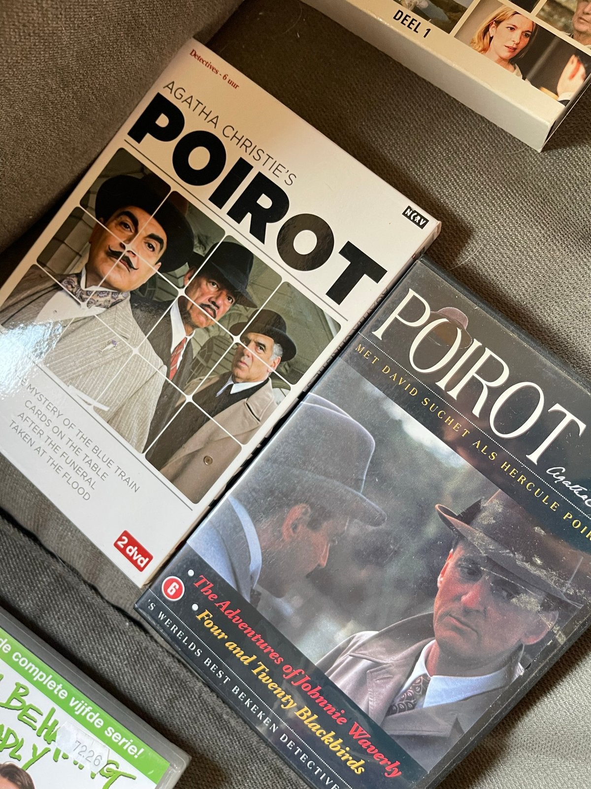 Agatha Christie's Poirot DVD Boxsets - Deel 1 & 6, Gebruikt, Boxset, Ophalen of Verzenden, Vanaf 12 jaar