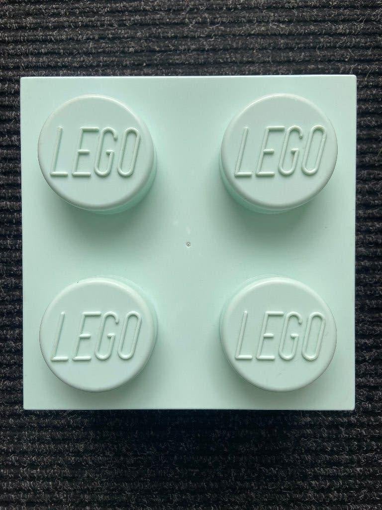 Lego opbergdoos bak 4 noppen mint groen, Ophalen, Gebruikt, Overige typen, Lego
