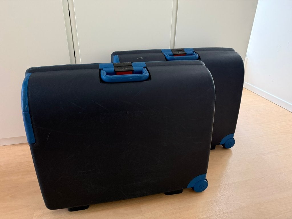 Carlton koffers, Sieraden, Tassen en Uiterlijk, Koffers, Gebruikt, Hard kunststof, 45 tot 55 cm, Wieltjes