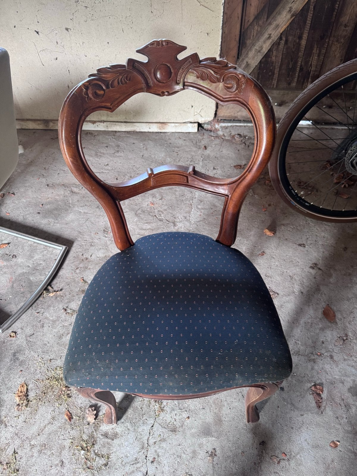 Antieke stoel 4 x, Antiek en Kunst, Antiek | Meubels | Stoelen en Banken, Ophalen