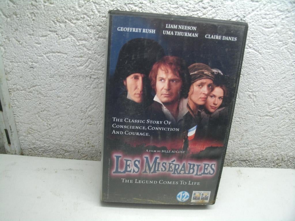 vhs 176b les miserables, Alle leeftijden, Ophalen of Verzenden, Gebruikt, Actie en Avontuur