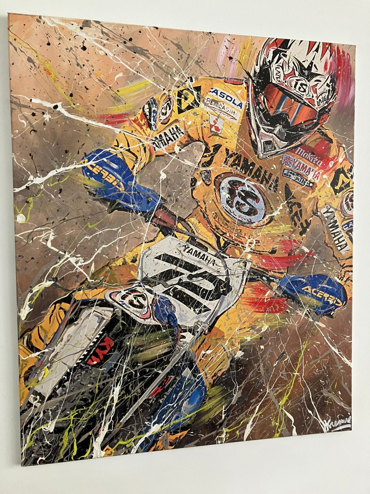 Stefan Everts schilderij Eric-Jan Kremer, Ophalen