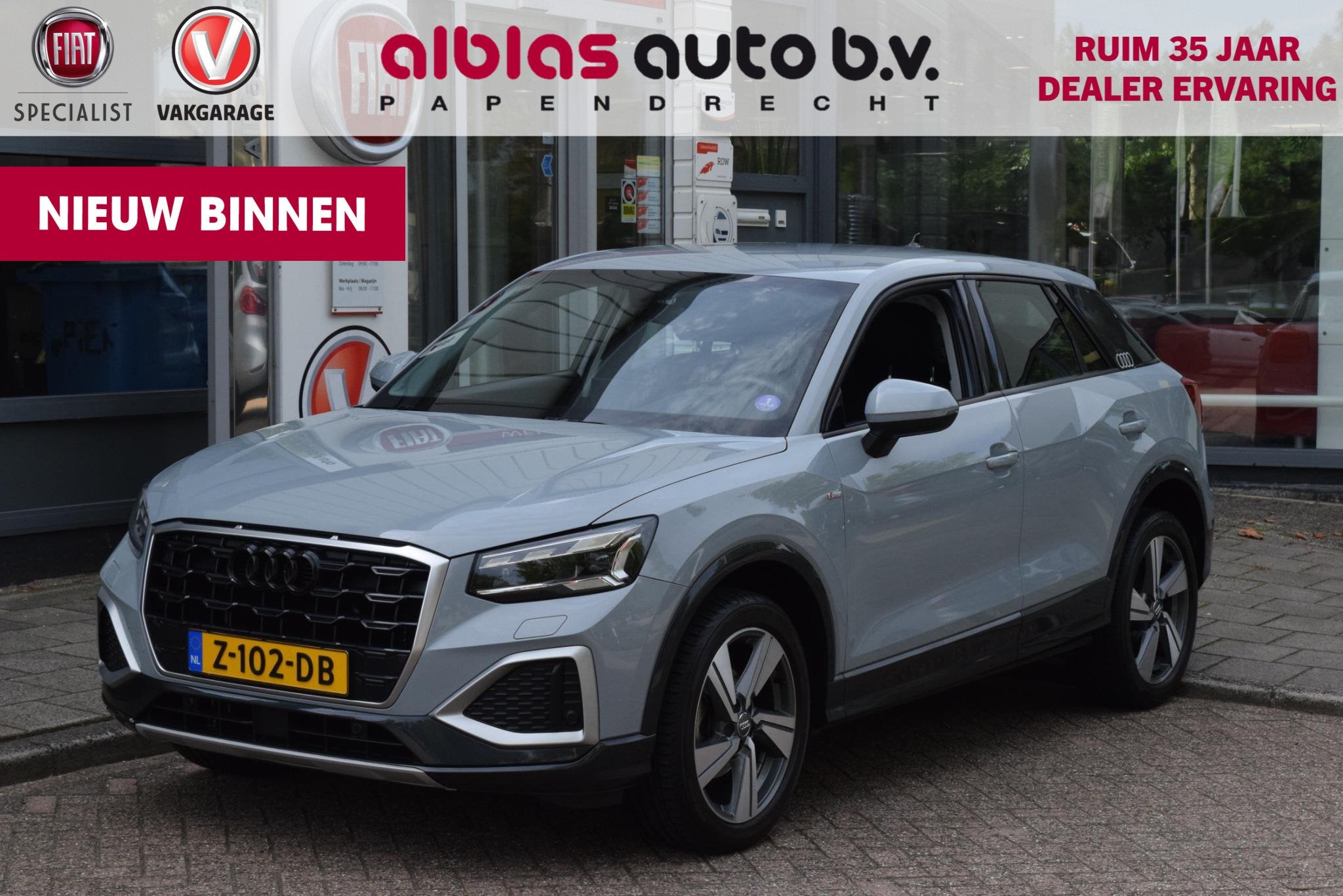 Audi Q2 30 TFSI S-Line|ACC|Carplay|Elektr.klep|Matrix, Voorwielaandrijving, Stof, Gebruikt, Bedrijf