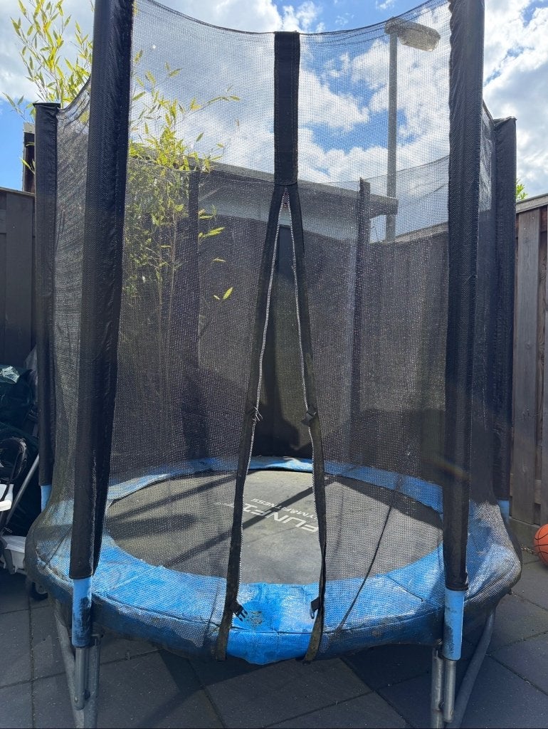 Trampoline, Ophalen, Gebruikt