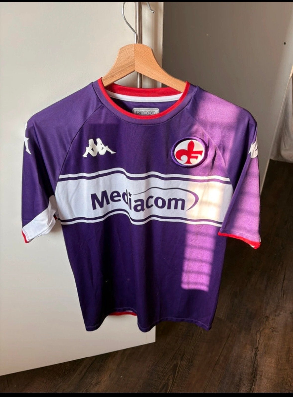 FC Fiorentina Thuisshirt 2020/2021 Heren Maat S, Verzenden, Paars, Voetbal, Gedragen