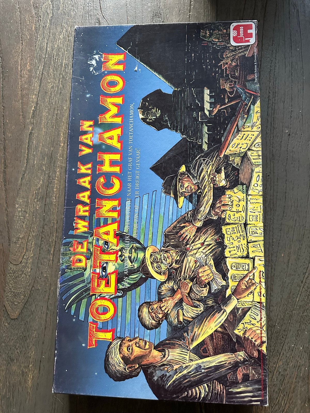 Vintage Bordspel: De Wraak van Toetanchamon (Jumbo, 1989), Hobby en Vrije tijd, Drie of vier spelers, Ophalen of Verzenden, Zo goed als nieuw