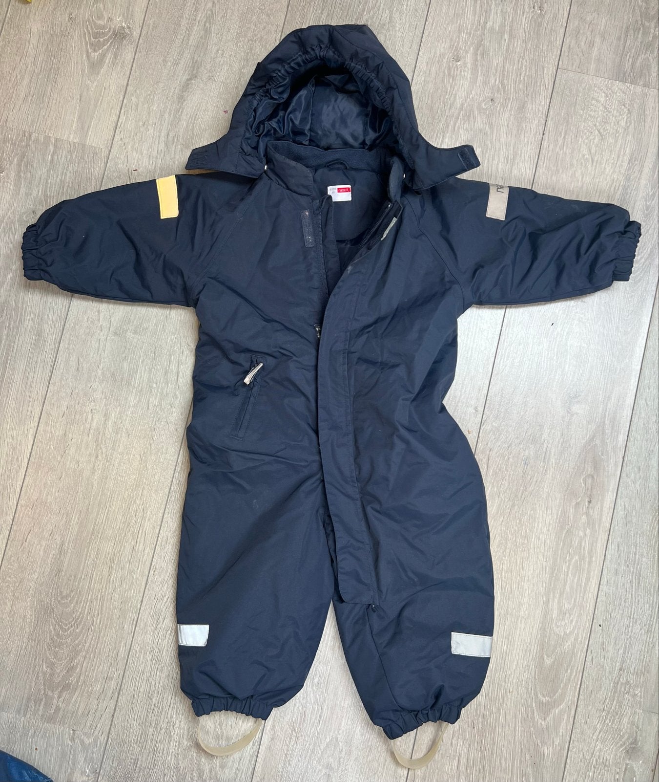 Sneeuwpak 9-12 mnd, maat 80, blauw met reflectie, Ophalen of Verzenden, Gebruikt, Jongetje of Meisje, Pakje