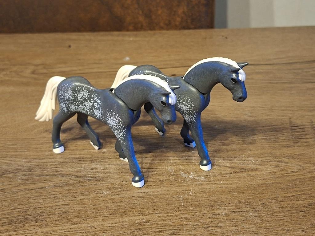 Playmobil : Grijze Trakehner Paardjes !!, Ophalen of Verzenden, Gebruikt
