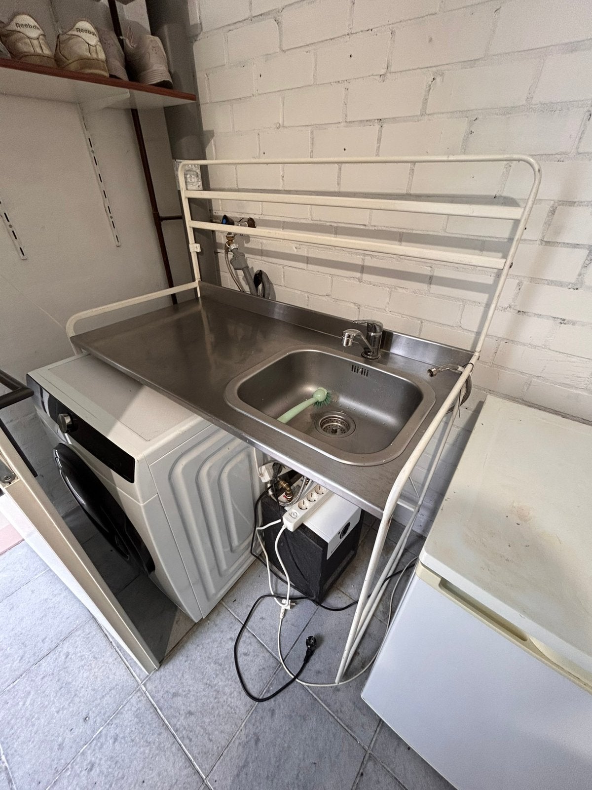 IKEA SUNNERSTA kitchenette – compleet met boiler en kraan, Ophalen, 50 tot 100 cm, Zo goed als nieuw, Minder dan 100 cm