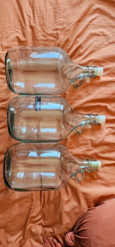 Decoratieve flessen voor bier, wijn of als vaas, Ophalen, Gebruikt, Overige kleuren, Glas