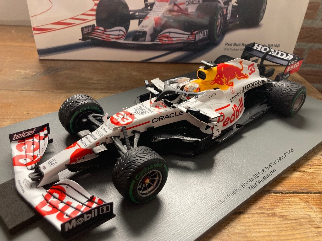 ✅ Max Verstappen 1:18 2nd Turkish GP 2021 Arigato (Japan GP), Ophalen of Verzenden, Nieuw, Formule 1