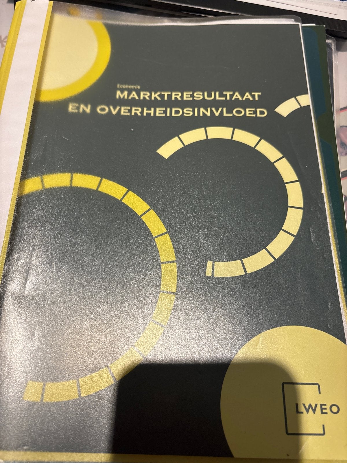 Economie: Marktresultaat en Overheidsinvloed (LWEO), Ophalen of Verzenden, Gamma, Zo goed als nieuw, HBO