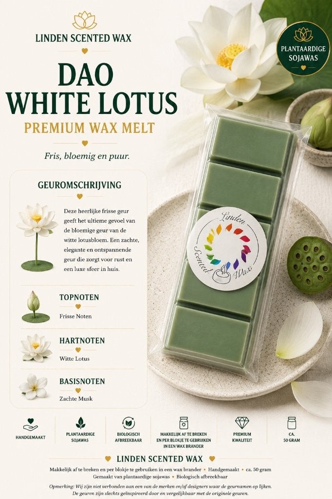 Waxmelts DAO WHITE LOTUS Good Habits parfum waxmelt rituals, Overige merken, Ophalen of Verzenden, Kaars, Was