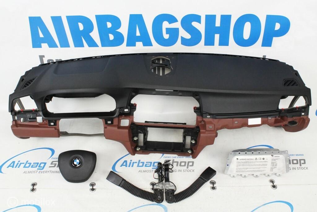 Airbag set Dashboard zwart bruin BMW 5 serie F10, Gebruikt, Ophalen of Verzenden
