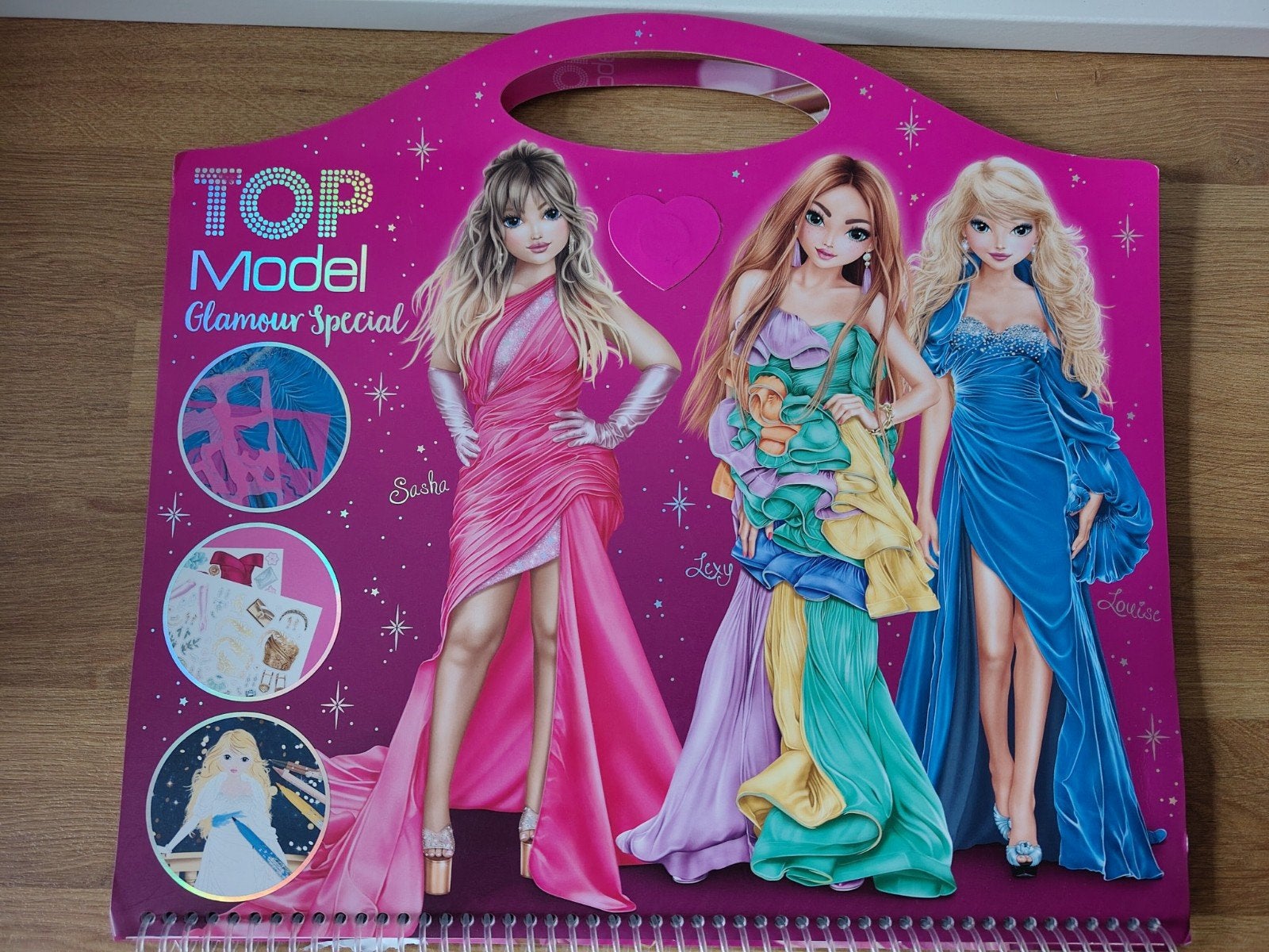 TOPModel Glamour Special Designboek stickers en sjablonen, Ophalen, Gebruikt, Knutselen