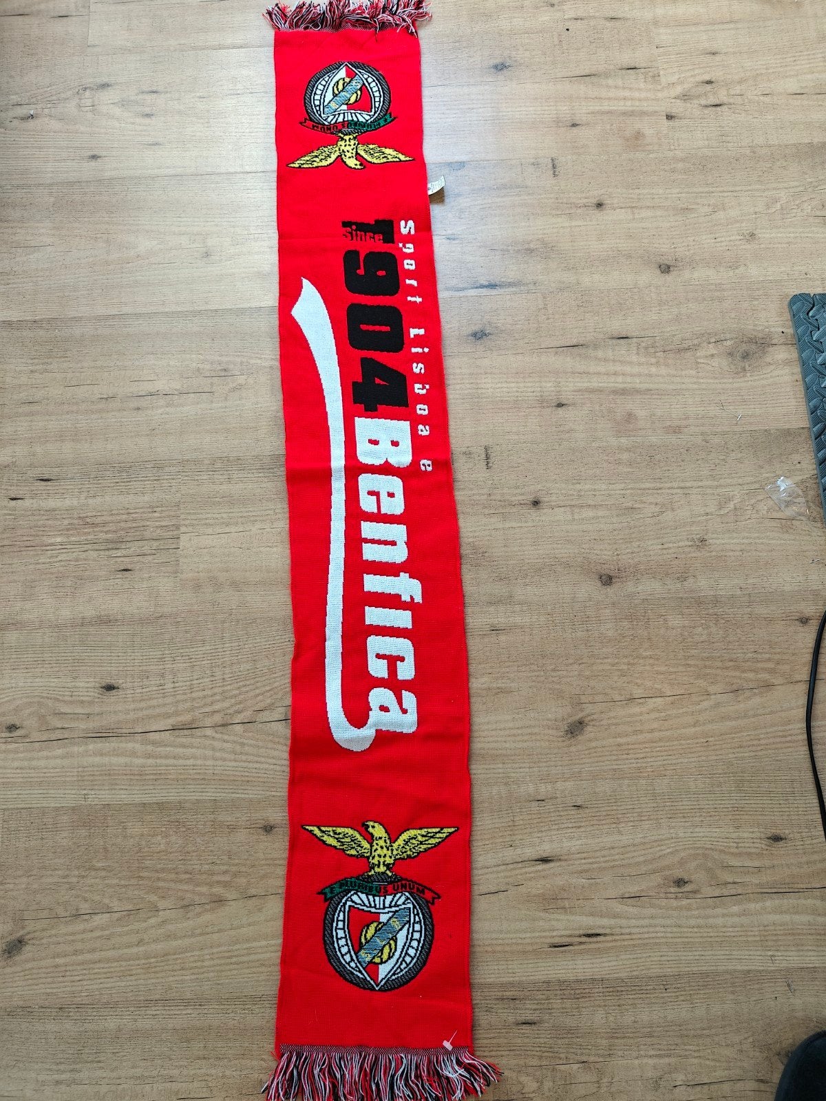 Benfica sjaal - Rood/Wit - Voetbalfan accessoire, Ophalen of Verzenden