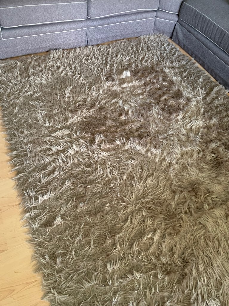 Vloerkleed, Ophalen, Gebruikt, Beige, 150 tot 200 cm