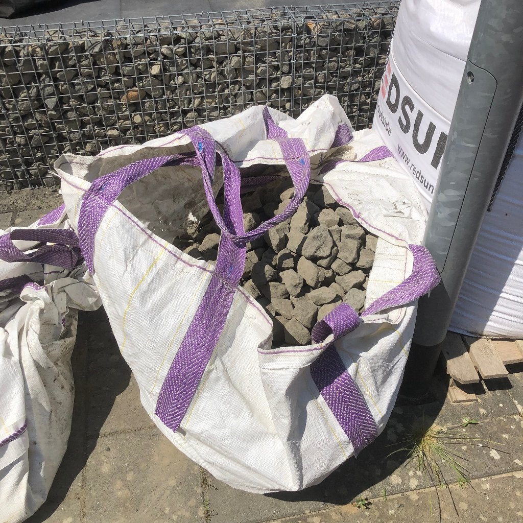 Basalt breuksteen 50/80mm - 0,5m3, Tuin en Terras, Ophalen, Overige typen, Nieuw, Antraciet