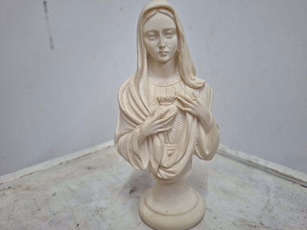 antiek borstbeeld maria, Ophalen of Verzenden