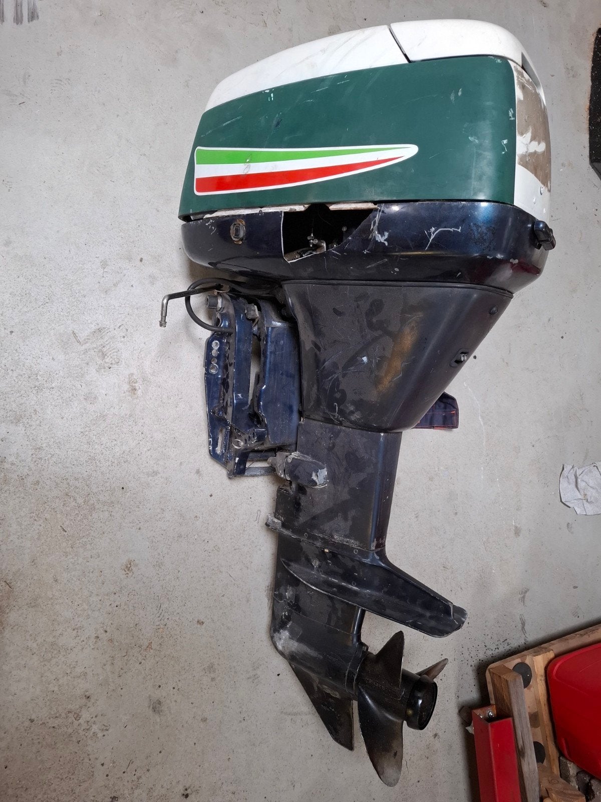 Selva 40pk 2-takt 2-cilinder buitenboordmotor in onderdelen, Ophalen of Verzenden, Gebruikt, Motor en Techniek, Motorboot