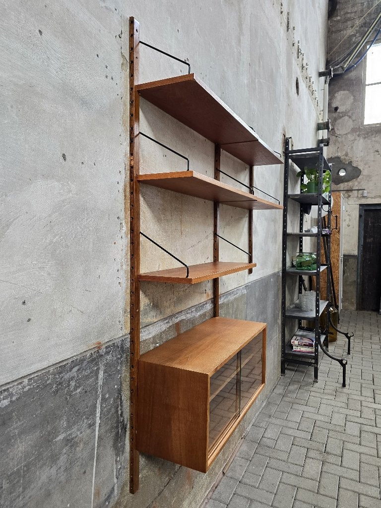 Mid Century Design Cadovius Wandmeubel Teak | Vintage Kast, 150 tot 200 cm, Ophalen of Verzenden, Overige houtsoorten, 150 tot 200 cm