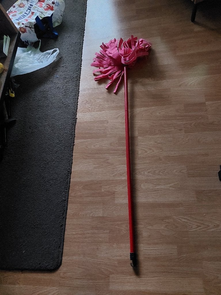 1 rode zwabber om vloer schoon te maken, Ophalen of Verzenden, Nieuw, Rood, Kunststof