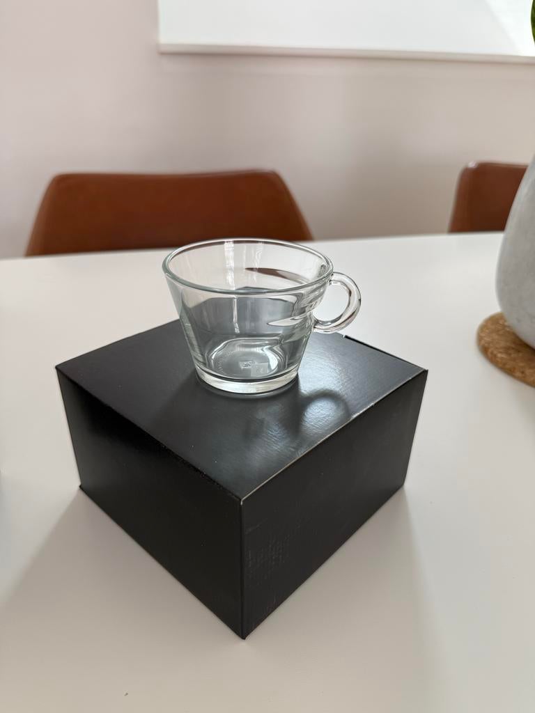 Nespresso View Cappuccino Glazen - Nieuw (2 stuks), Huis en Inrichting, Keuken | Servies, Ophalen, Nieuw, Glas, Glas of Glazen