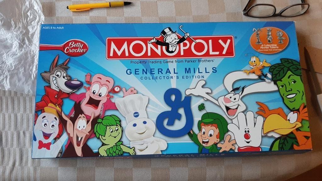 bordspel nieuw Monopoly General Mills Monopolie fraai, Vijf spelers of meer, Ophalen of Verzenden, Nieuw, Monopoly