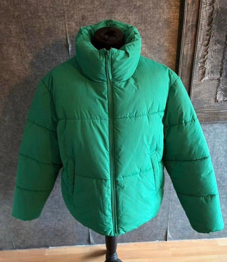 Clockhouse appeltjesgroene puffer winterjas mt 44 NIEUW, Ophalen of Verzenden, Nieuw, Maat 42/44 (L), Groen