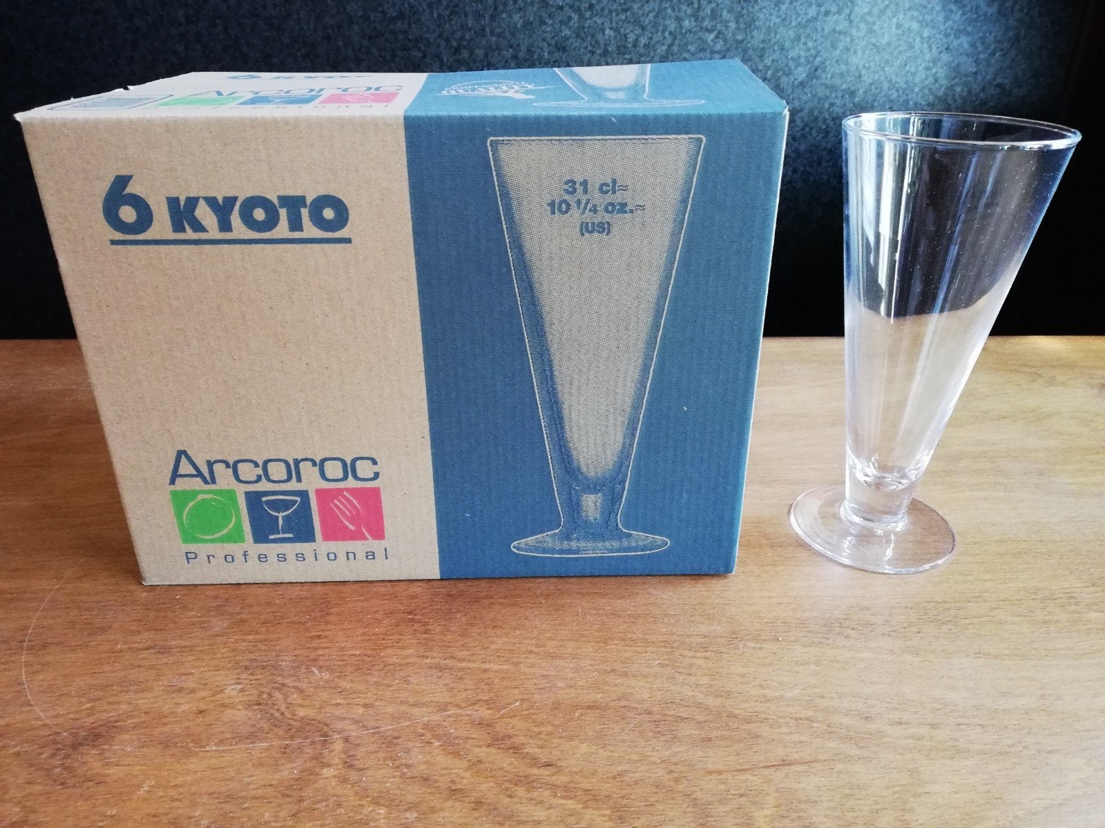 kyoto sorbet ijscoupe dessert glazen 31cl (7st beschikbaar), Ophalen of Verzenden, Zo goed als nieuw, Overige typen