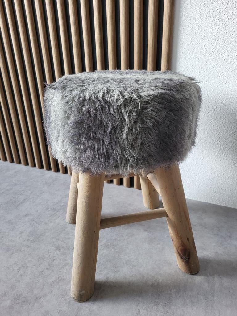 Krukje hout 40 cm, Ophalen, Zo goed als nieuw, Hout