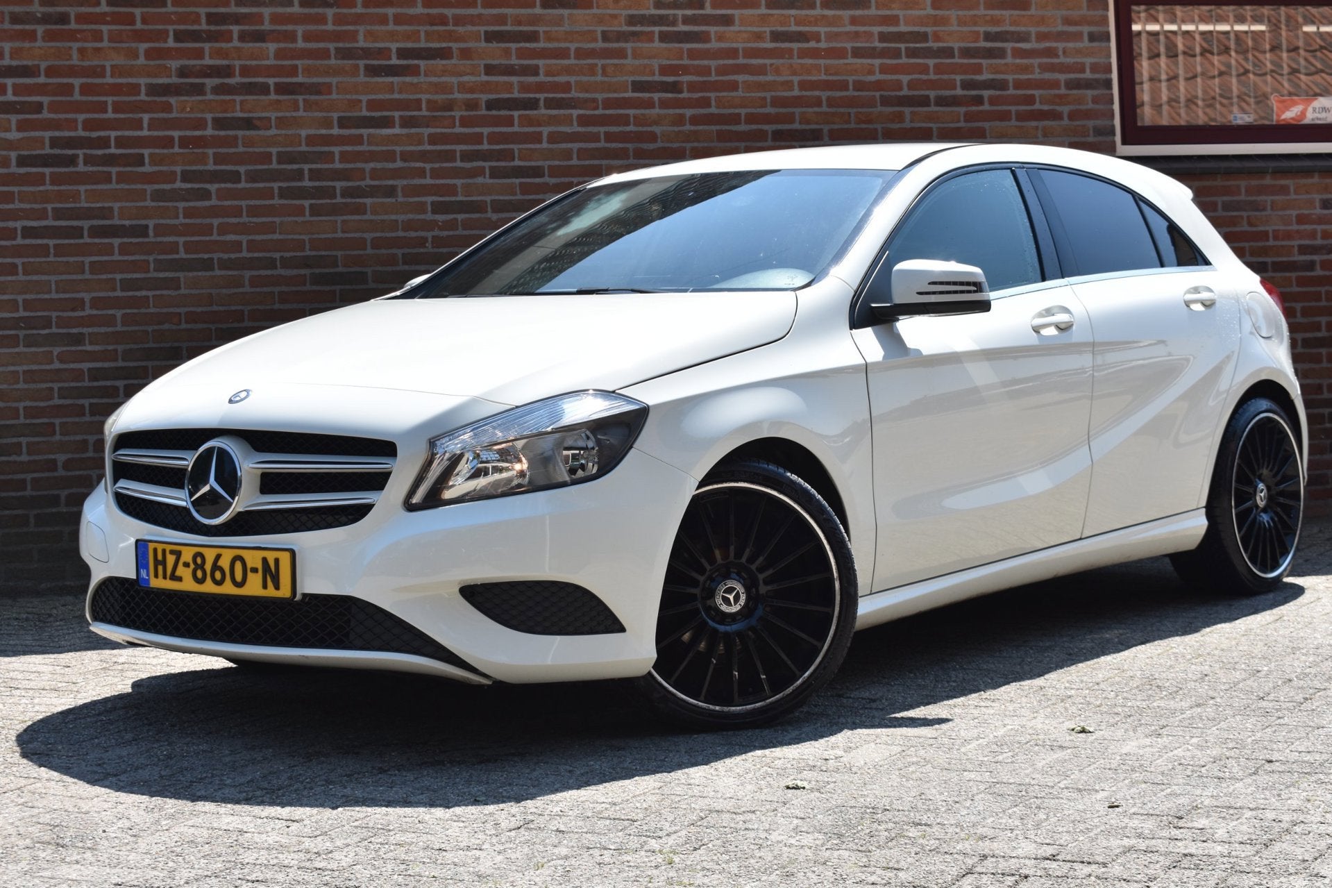 Mercedes-Benz A-klasse 180 CDI Ambition '13 Navi Airco, Auto's, Euro 5, Gebruikt, Zwart, 4 cilinders