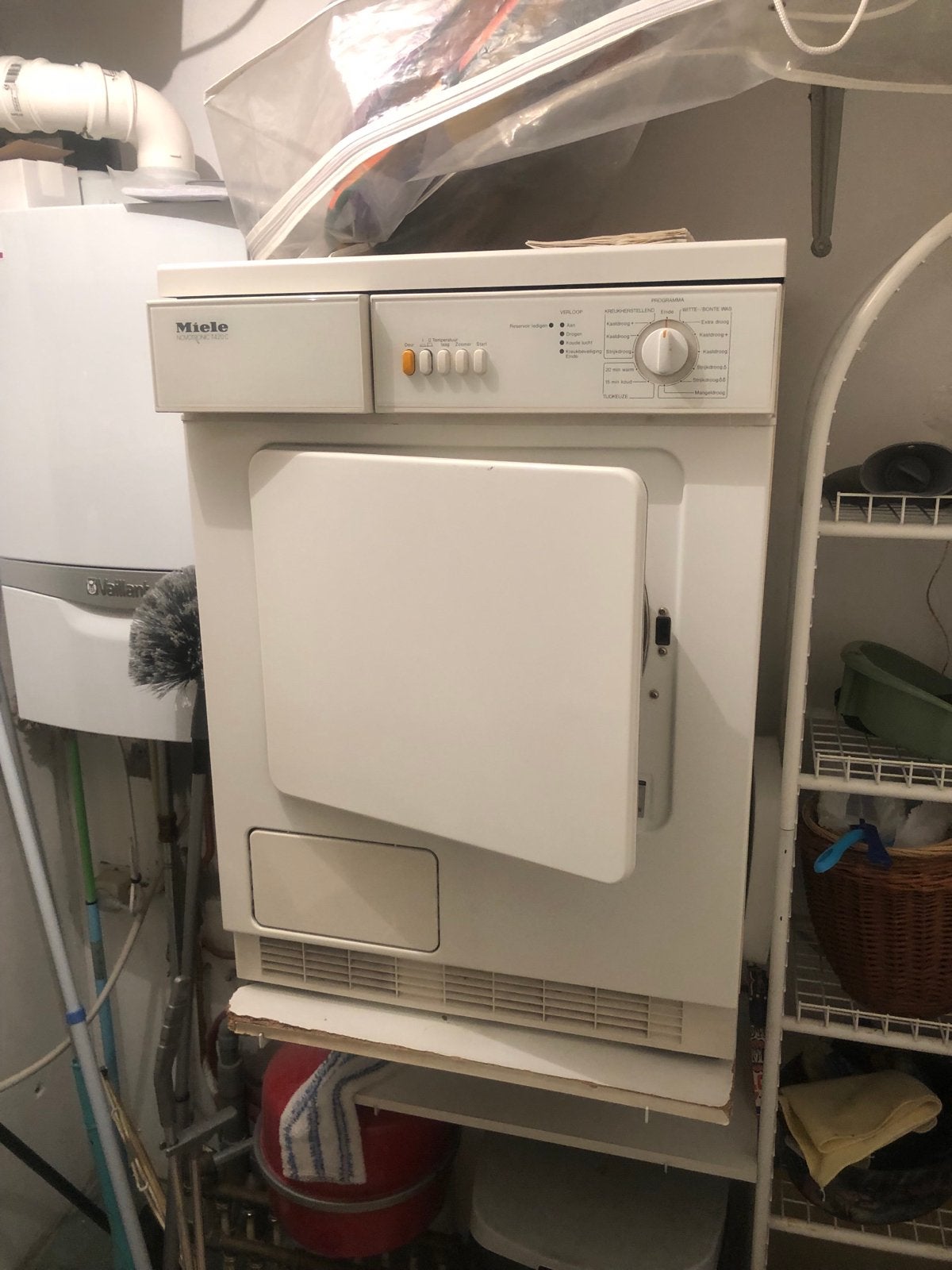 Miele wasdroger - Betrouwbaar en efficiënt, Ophalen, 6 tot 8 kg, Gebruikt, Luchtafvoer