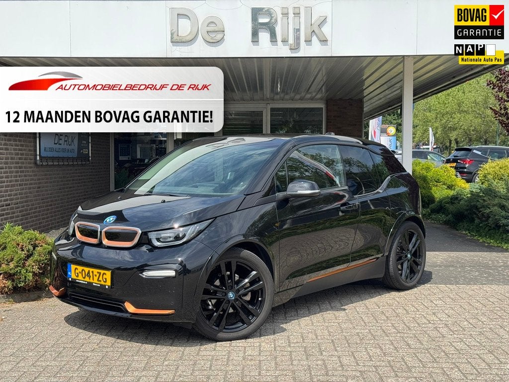 BMW I3 S 120Ah 42 kWh RoadStyle Edition | Pano, Leder, Navi,, Auto's, BMW, Bedrijf, Te koop, i3, ABS, Achteruitrijcamera, Airbags