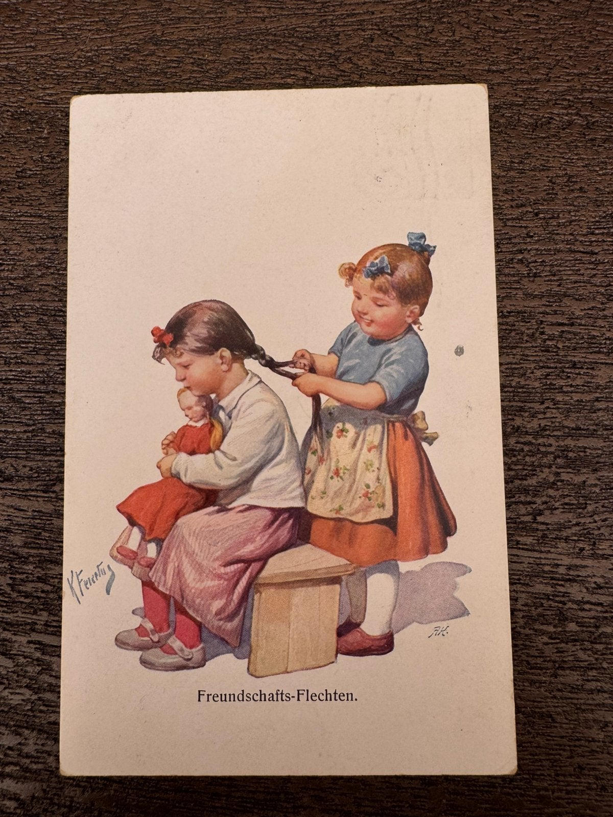 Feiertag vriendschapsvlechten 1913, Ophalen of Verzenden, Voor 1920
