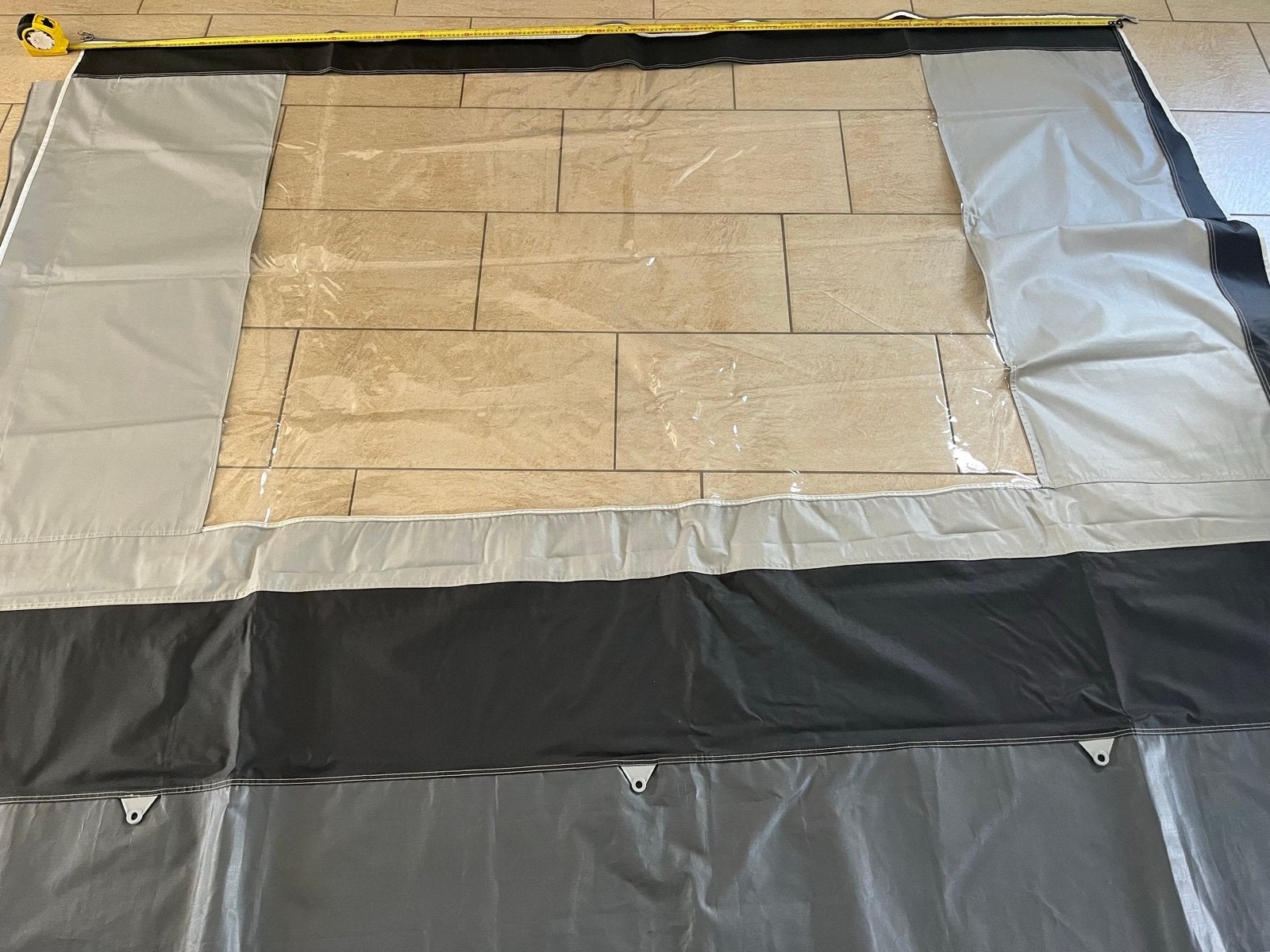 2x Reda Luifel Zijkant Antraciet 240x200 met Stokhoezen, Ophalen of Verzenden, Gebruikt