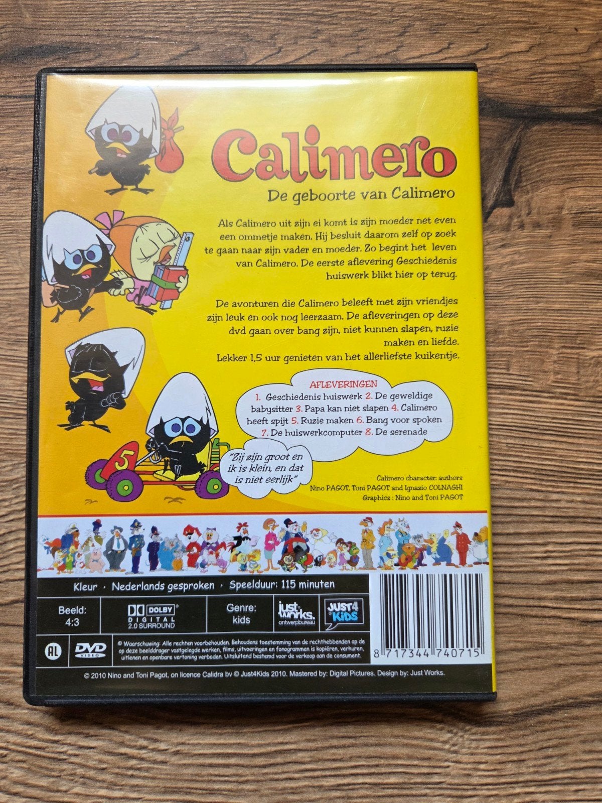 dvd Calimero, Hobby en Vrije tijd, Ophalen of Verzenden