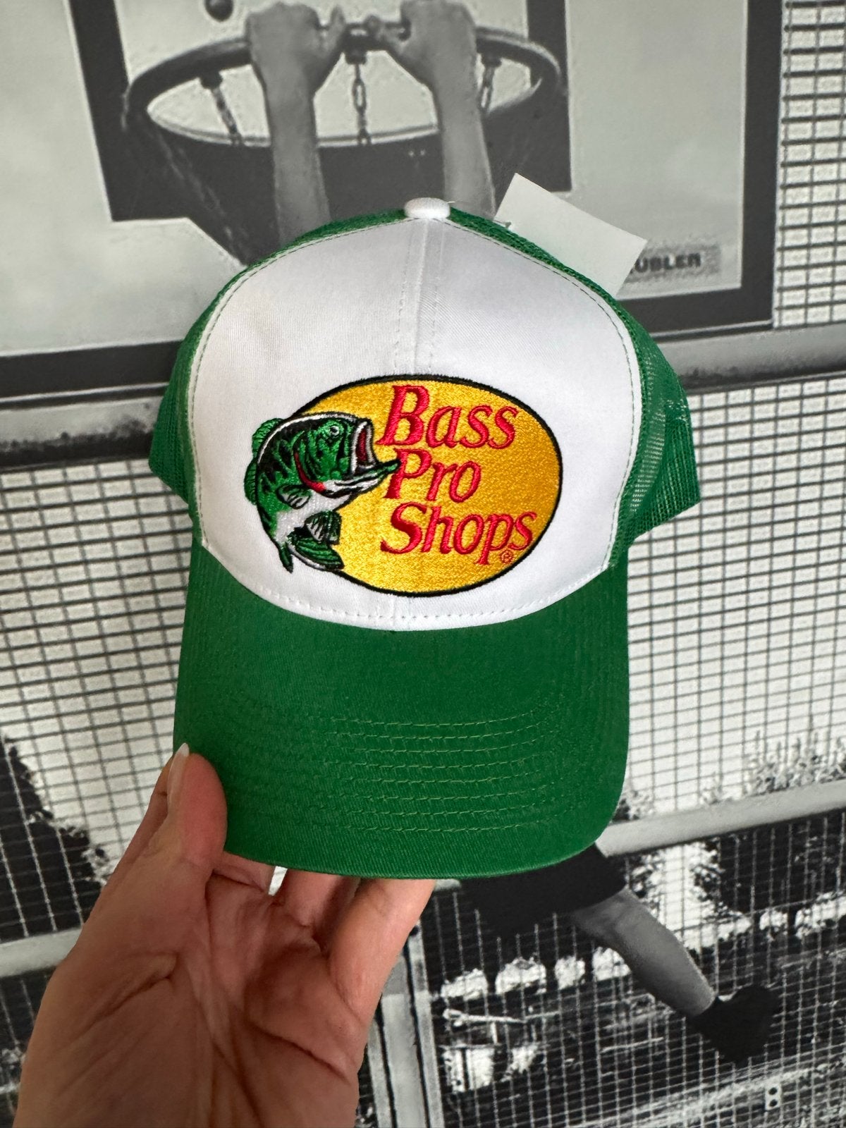 Nieuw Bass Pro Shops Trucker Cap - Groen/Wit, Verzenden, Nieuw, One size fits all, Pet