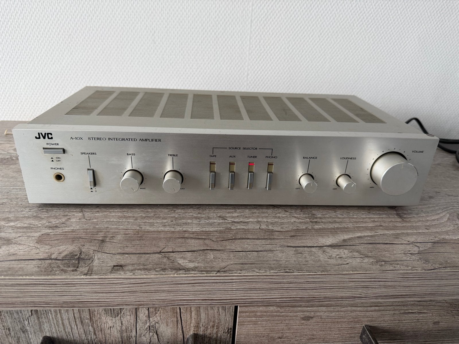 JVC A-10X Stereo Geïntegreerde Versterker, Audio, Tv en Foto, Versterkers en Receivers, Ophalen, Gebruikt, JVC, Minder dan 60 watt
