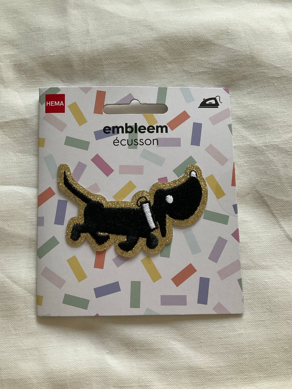 Nieuw Hema strijk embleem takkie - Strijkapplicatie hond, Ophalen of Verzenden, Nieuw, Overige applicaties