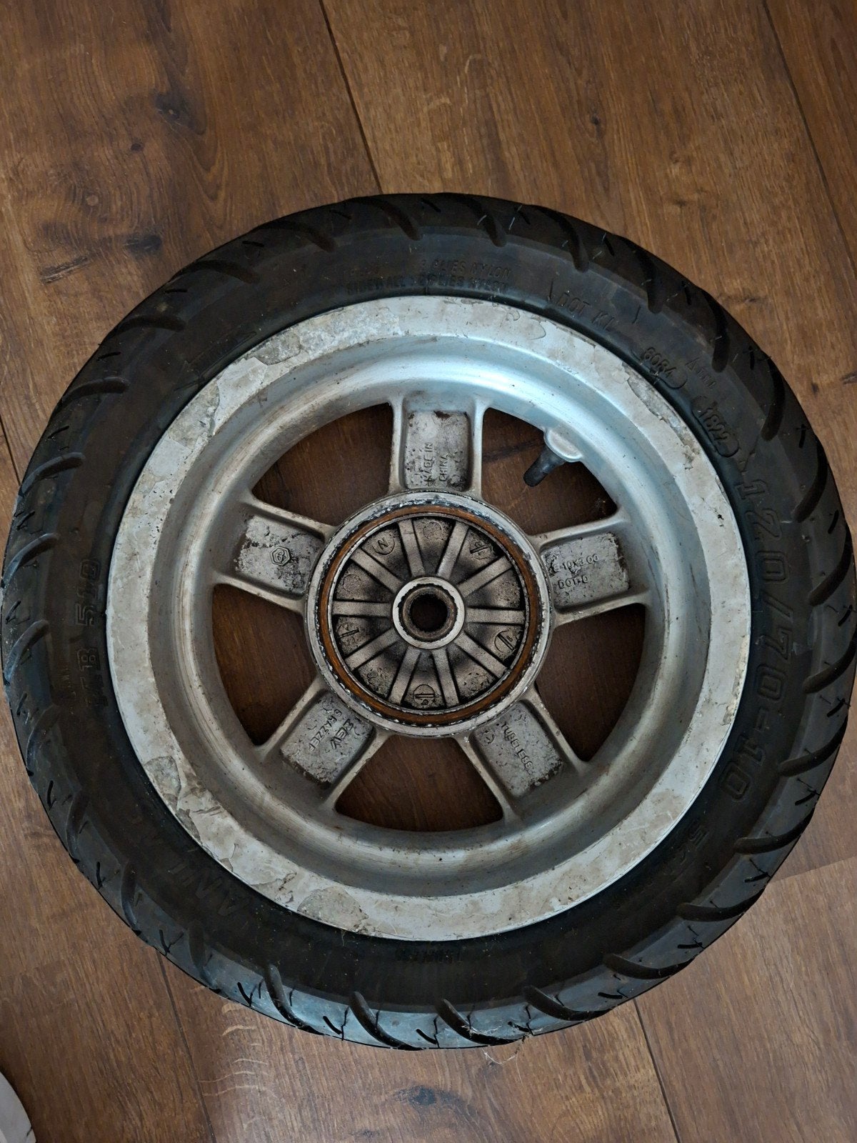 Vespa LX Voor- en Achterwiel met Banden, Ophalen, Gebruikt, Overige typen, Vespa