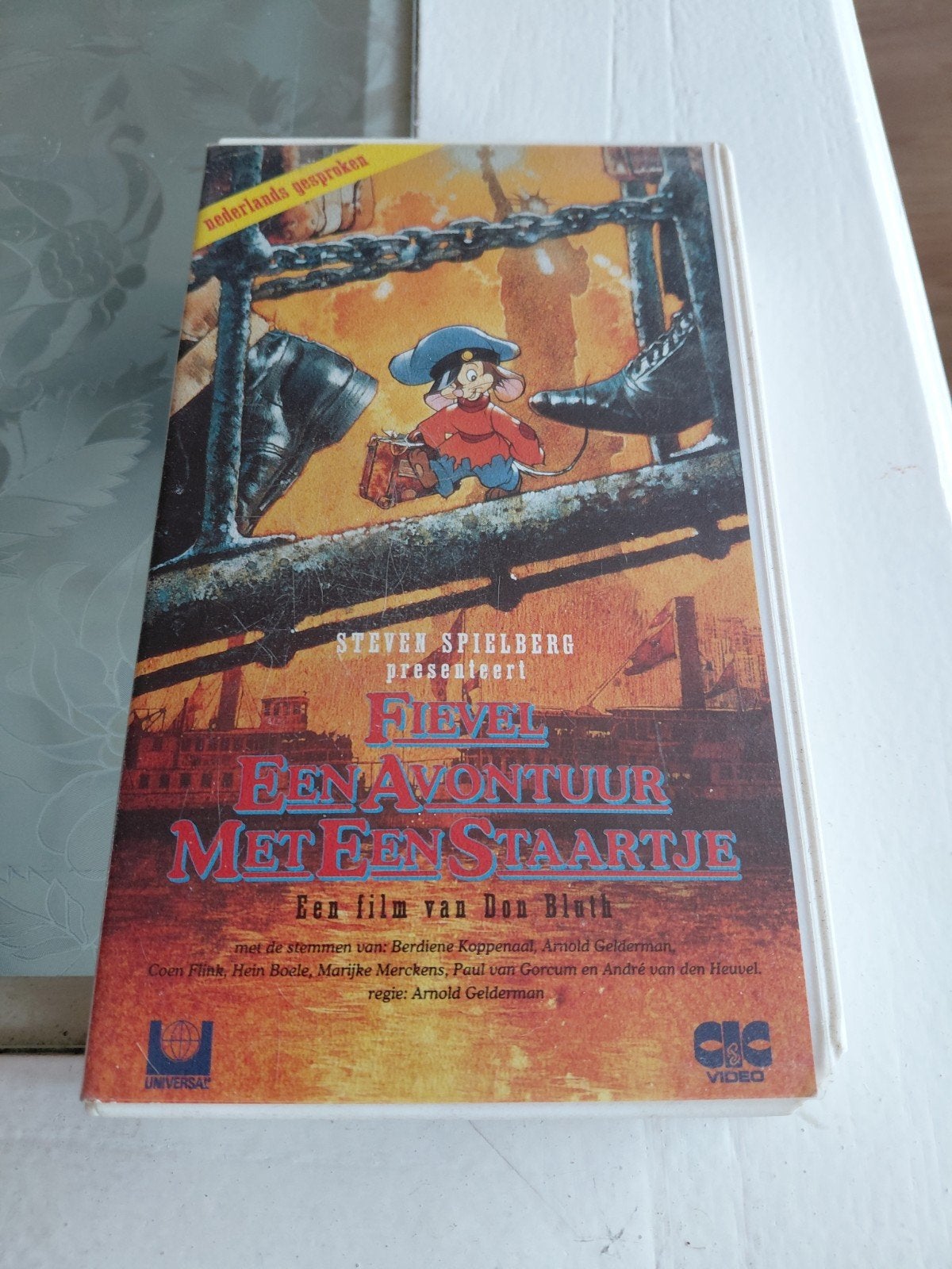 Fievel film - Avontuur met een staartje videoband., Gebruikt, Tekenfilm, Alle leeftijden, Ophalen of Verzenden