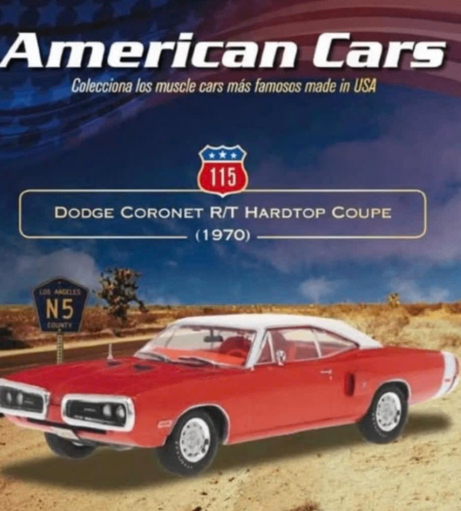 Dodge Coronet R-T Hardtop Coupe1970 1/43 American Cars # 115, Verzenden, Nieuw, Auto, Overige merken