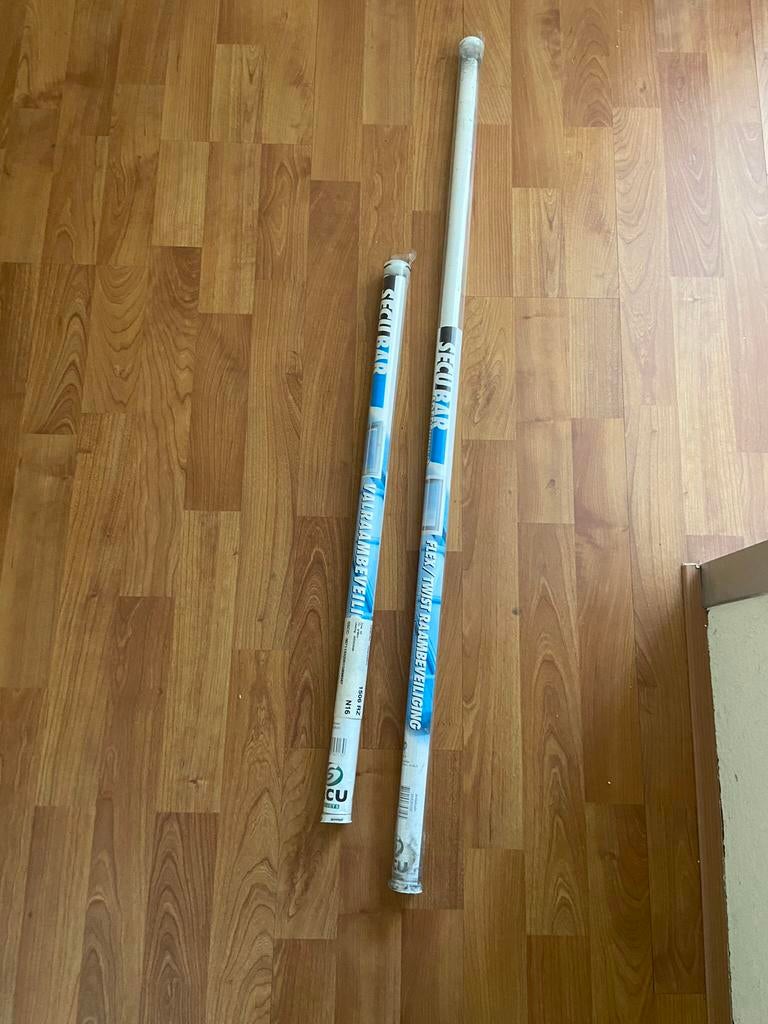 Raambeveiliging stangen nog splinternieuw, Ophalen of Verzenden, Zo goed als nieuw, Minder dan 80 cm