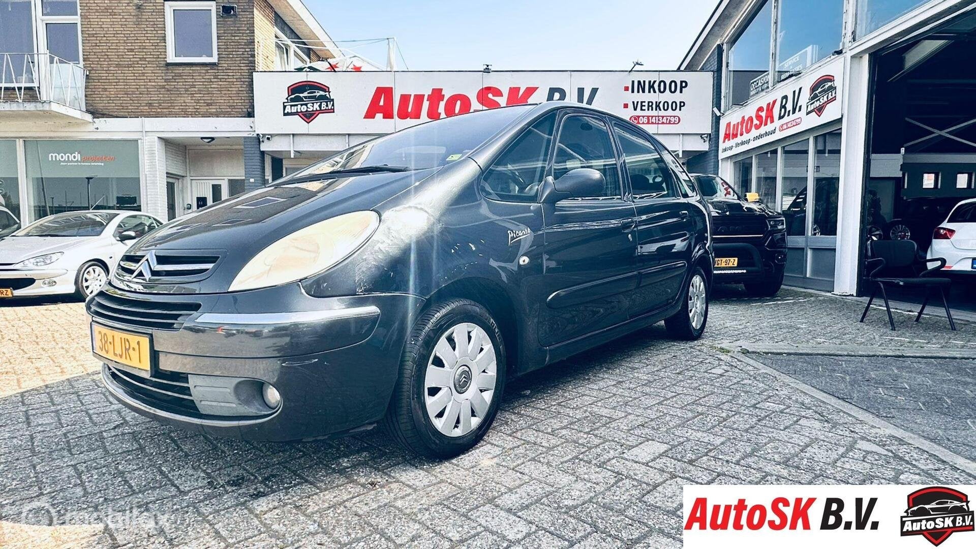 Citroen Xsara Picasso 1.6i-16V, Auto's, Voorwielaandrijving, Zwart, 14 km/l, Handgeschakeld