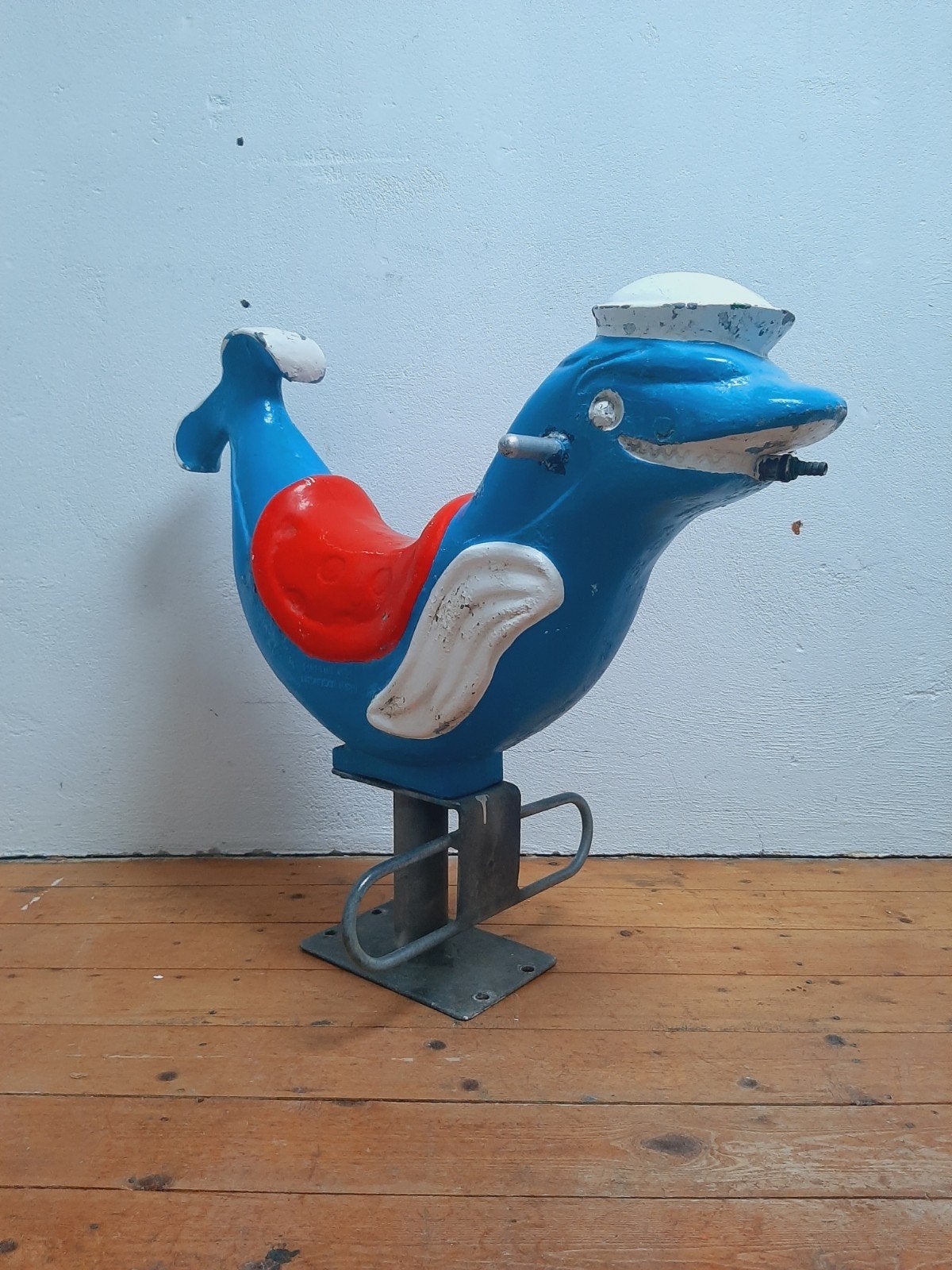 60's saddlemates dolfijn wipkip kiddyride playground, Ophalen