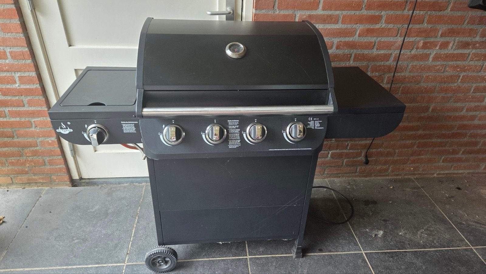 El Fuego Columbus gasbarbecue - Zo goed als nieuw!, Ophalen of Verzenden, Zo goed als nieuw, El Fuego